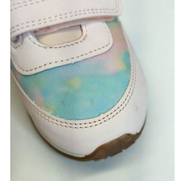 Cat & Jack Girl's Pink & Blue Sneakers Size 12 - Picture 4 of 12